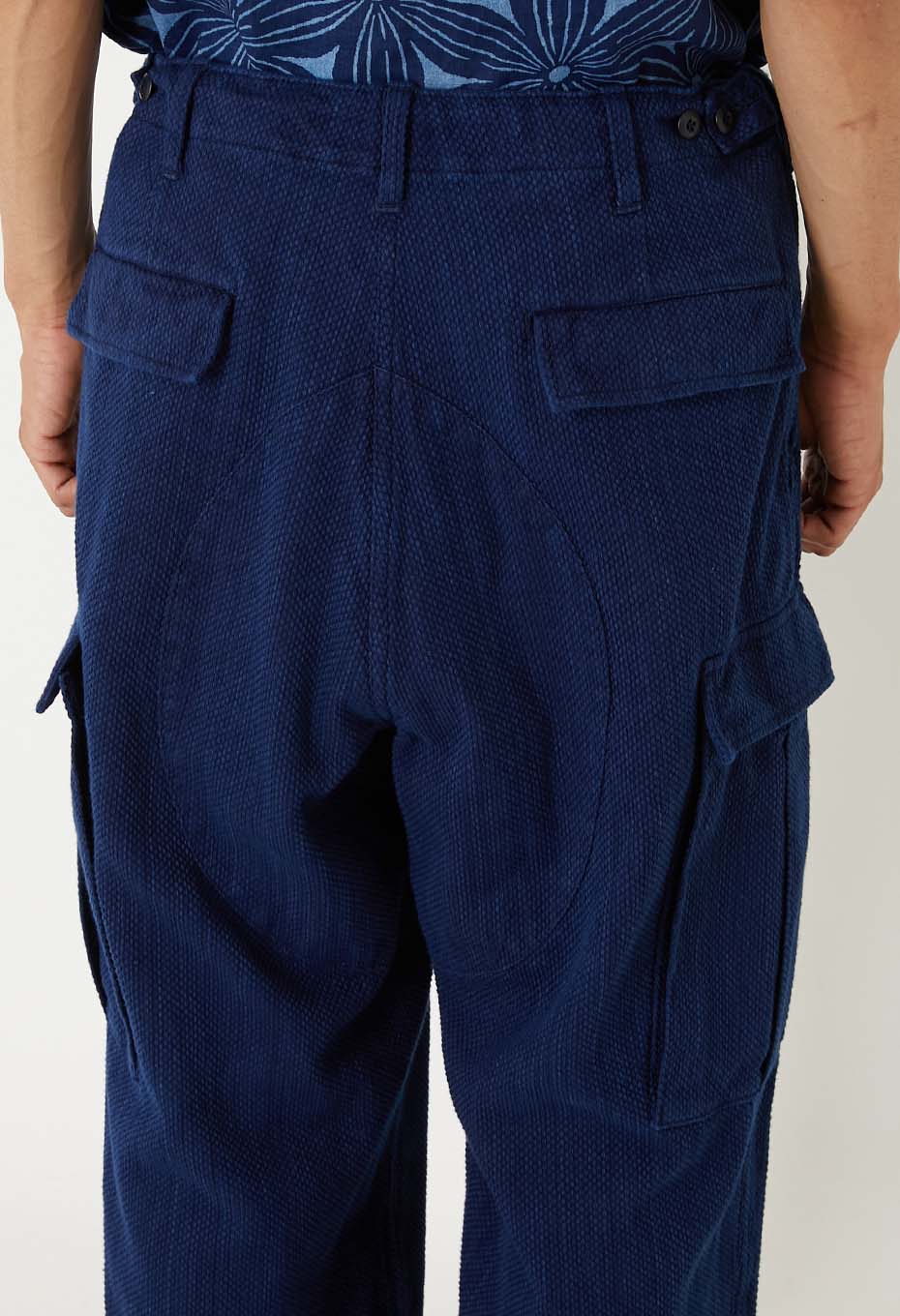 カセゾメサシコ カーゴパンツ - INDIGO