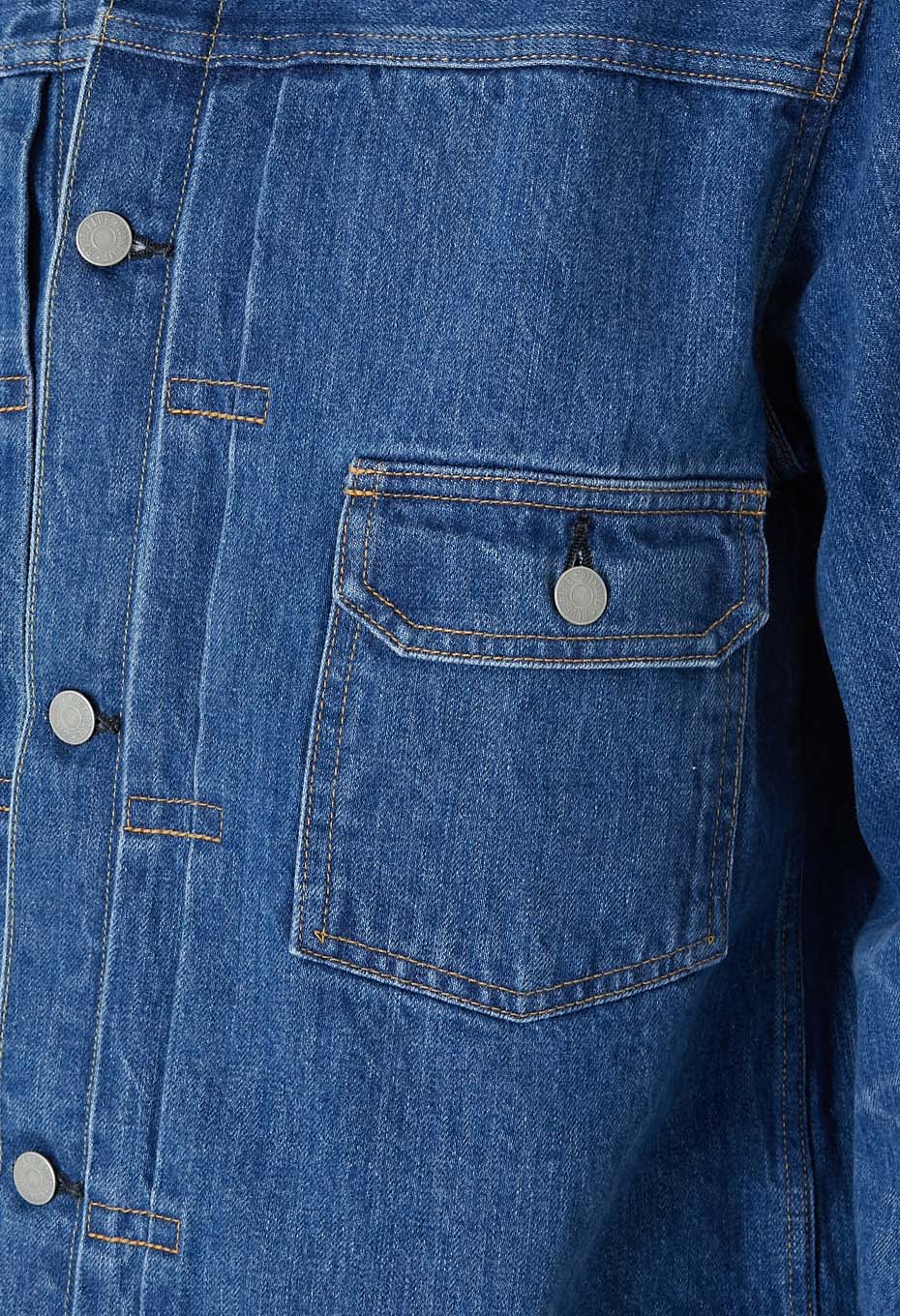 MODスーピマセルビッチデニム 2ndタイプ トラッカージャケット /FADE WASH - BLUE