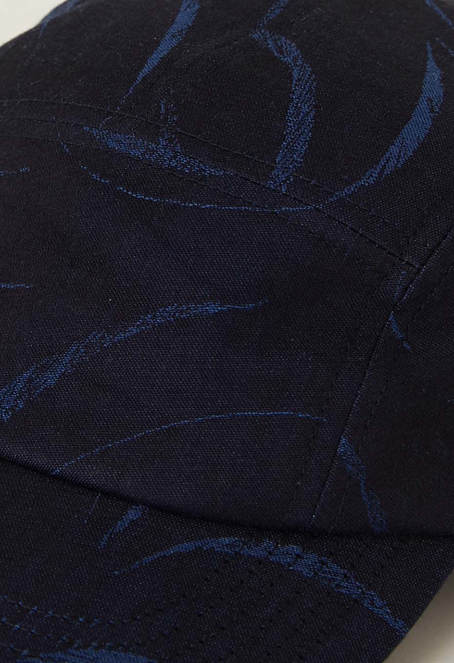 Indigo mebuki jacquard jet cap - INDIGO