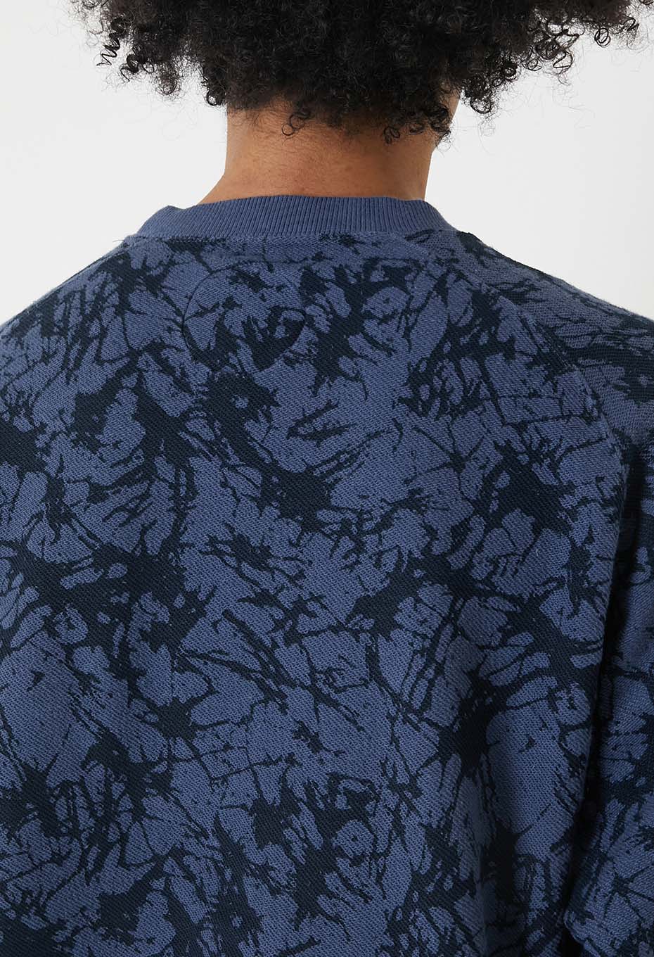 ウラケプリントプルオーバー - NAVY