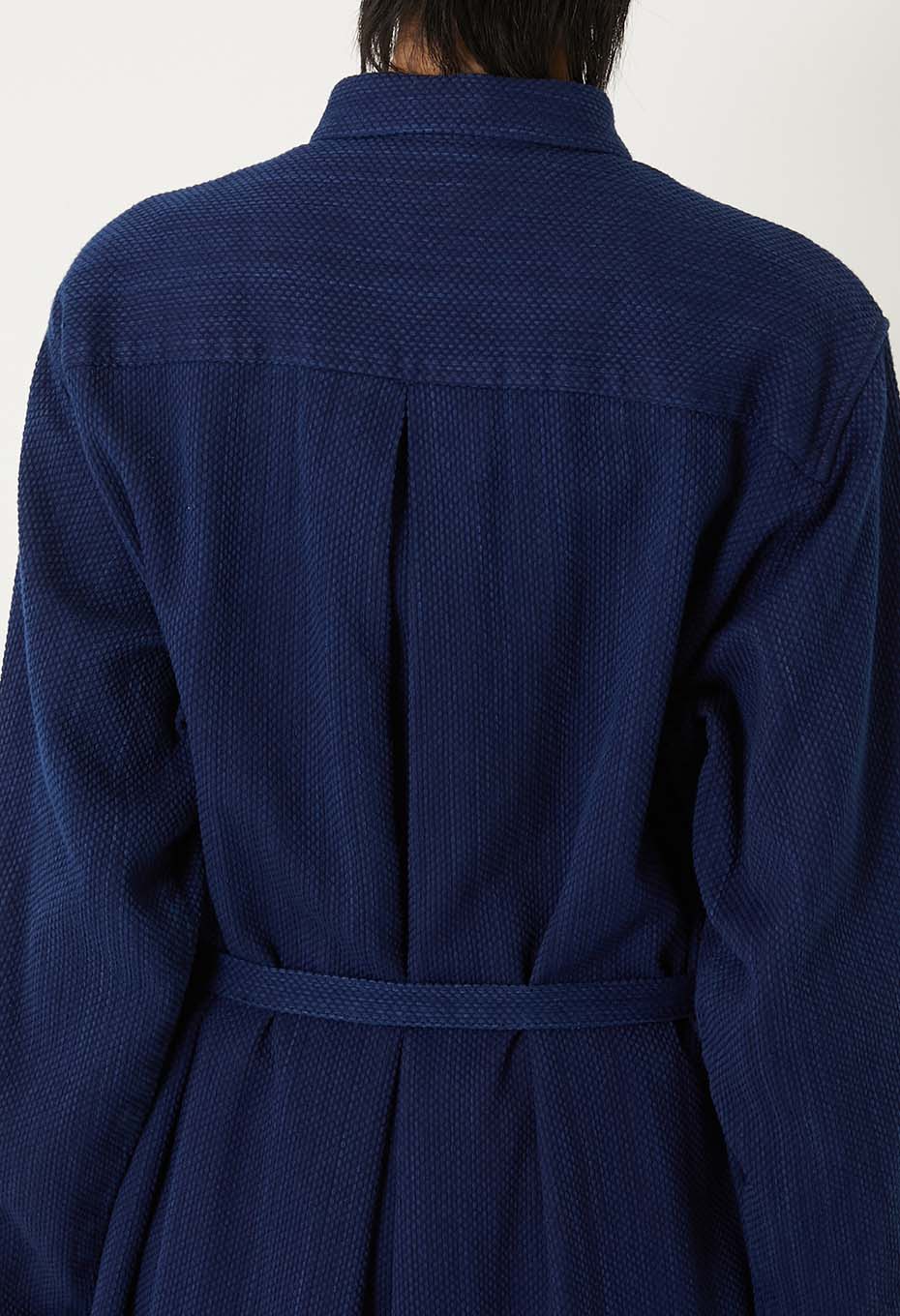カセゾメサシコ シャツワンピース - INDIGO