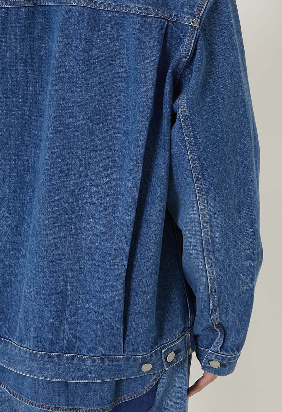 MODスーピマセルビッチデニム 2ndタイプ トラッカージャケット /FADE WASH - BLUE