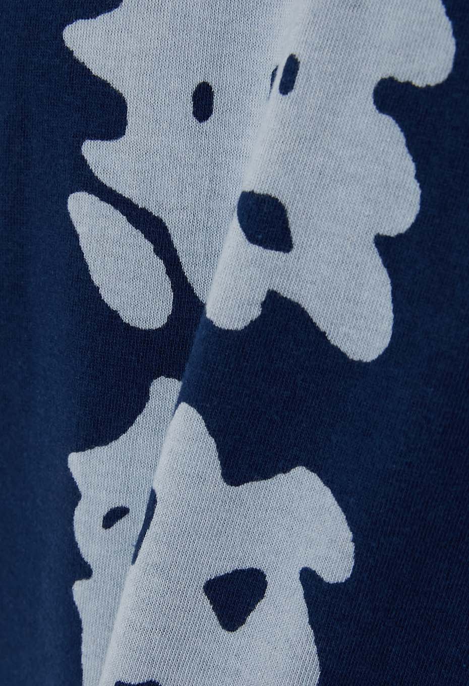 カンテイリュウ ムテキバッセン インディゴ ショートスリーブ Ｔシャツ - INDIGO