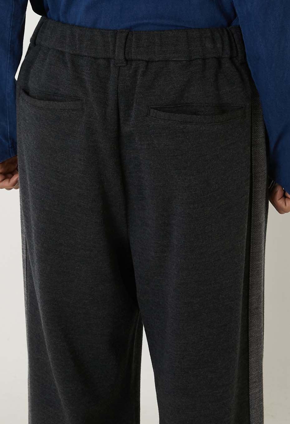 Double face jersey track pants - CH GRAY