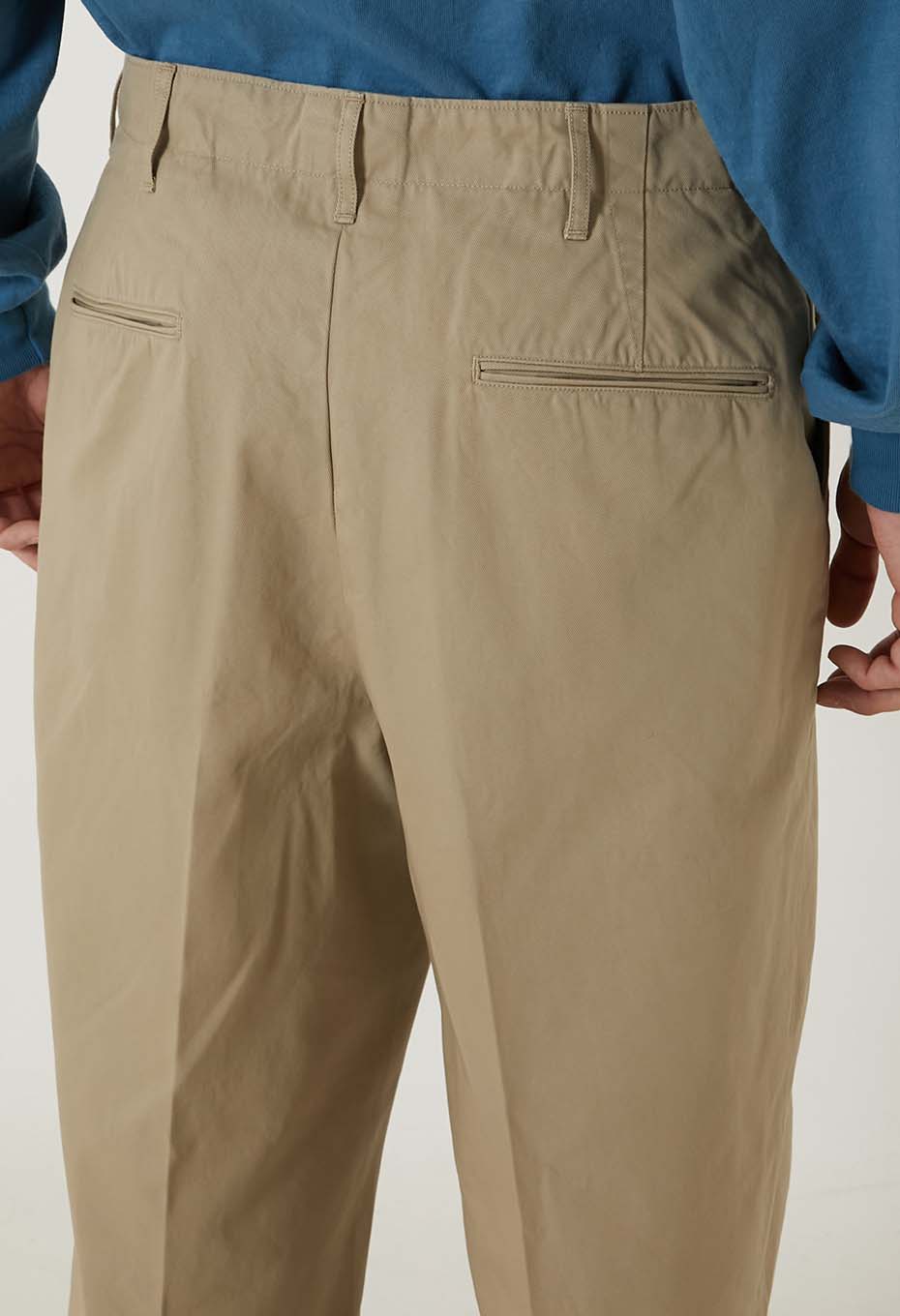 3PLY Chino Military Trousers - KHAKI