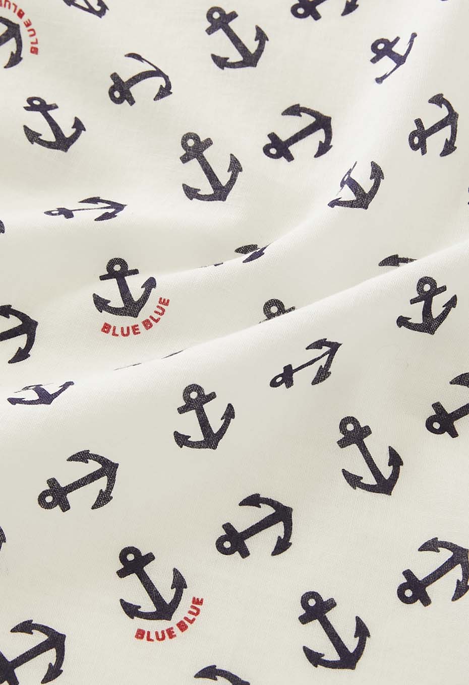 CHAIN&ANCHOR Cotton Bandana - OFF WHITE