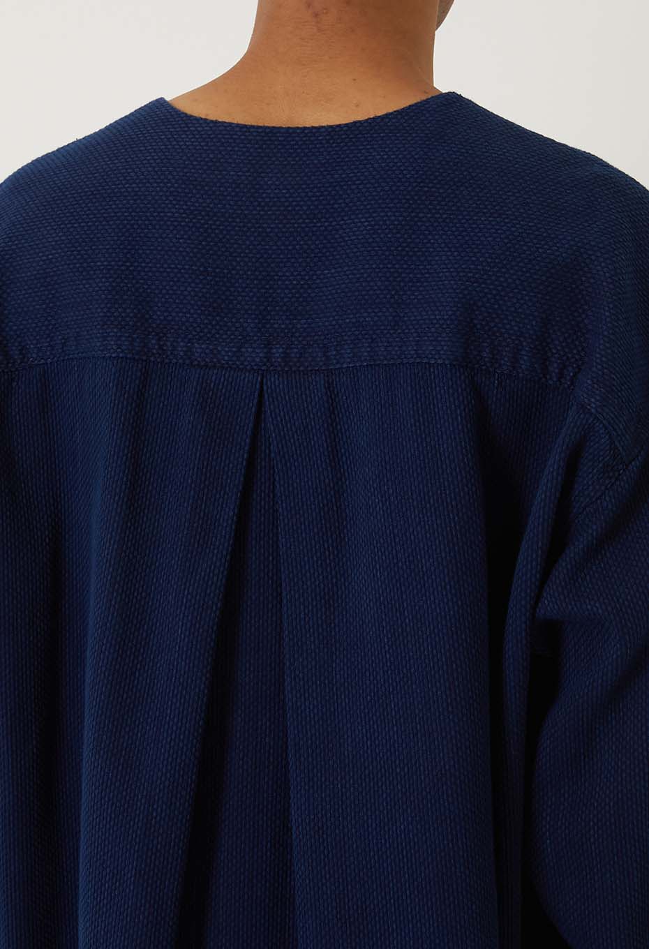 カセゾメサシコ スモックシャツ - INDIGO