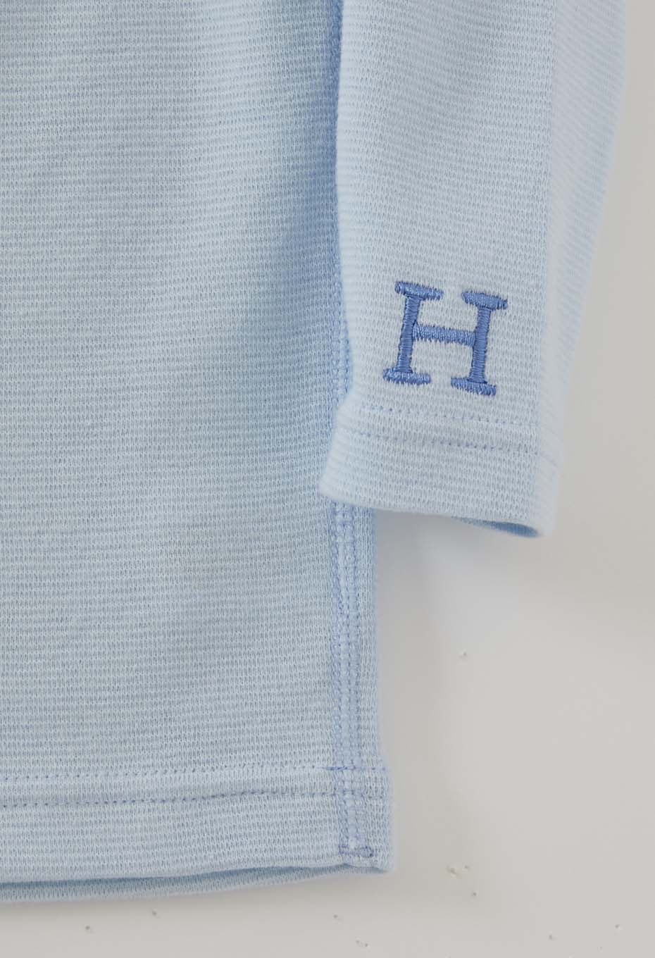 キッズ ストレッチフライス ロングスリーブ Tシャツ - LIGHT BLUE