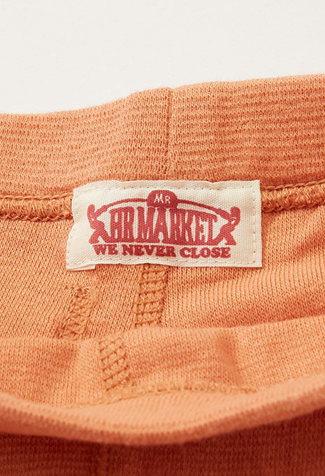 キッズ ストレッチフライス レギンス - ORANGE
