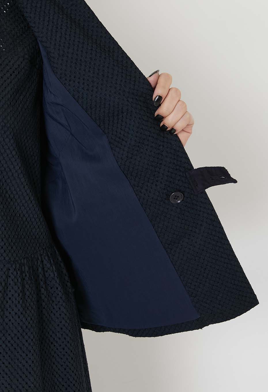 マイヤーレース ノーカラージャケット ウィメンズ - DARK NAVY