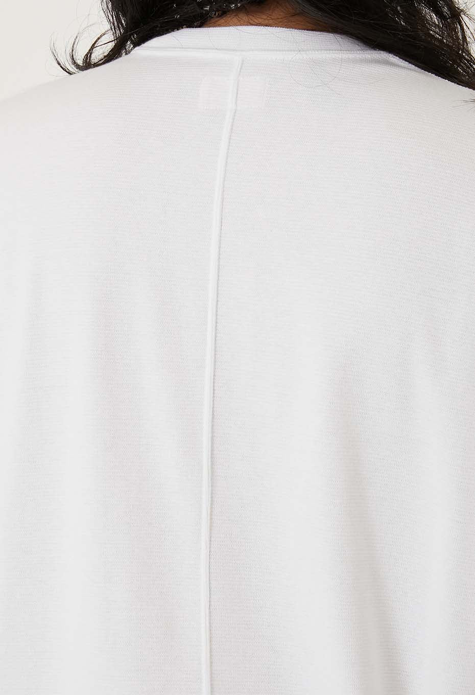 ストレッチフライス 9.5oz ヘムリブ ロングスリーブTシャツ - WHITE