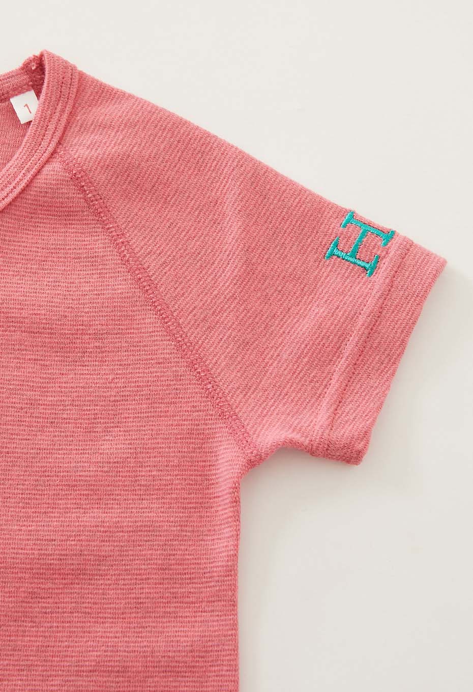 キッズ ストレッチフライス ショートスリーブ Tシャツ - WINE