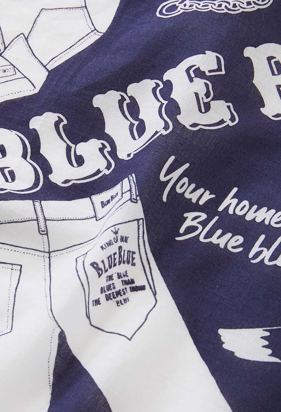 KING OF BLUE BLUE バンダナ - NAVY