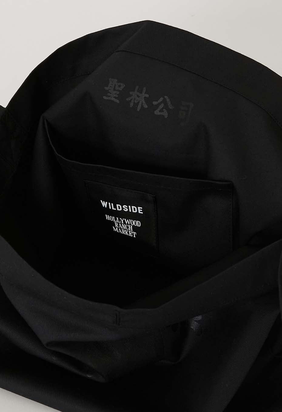 WILDSIDE × HOLLYWOOD RANCH MARKET /ブックトート - BLACK