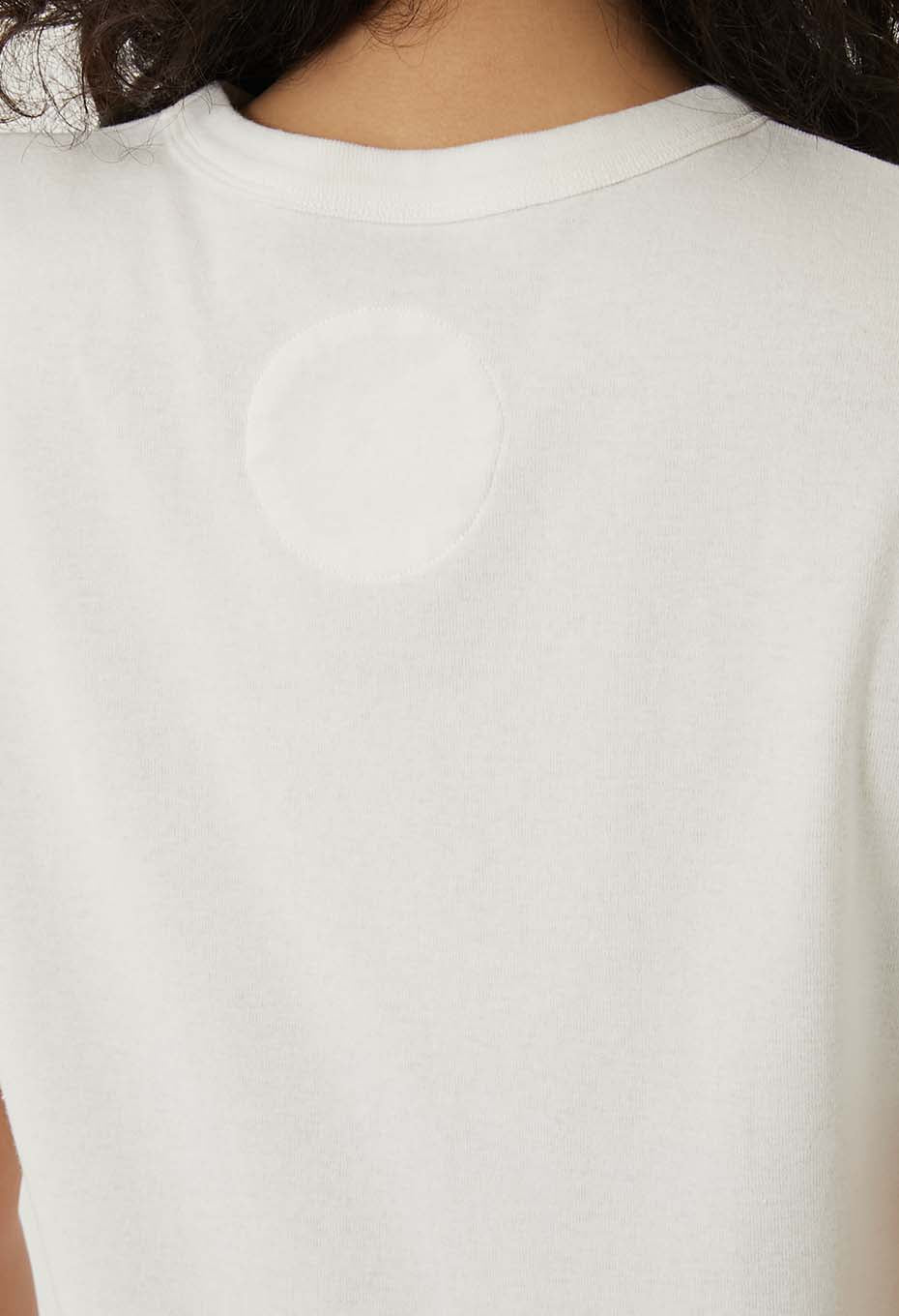 オーガニックコットン ソフトフライス Tシャツ ウィメンズ - WHITE