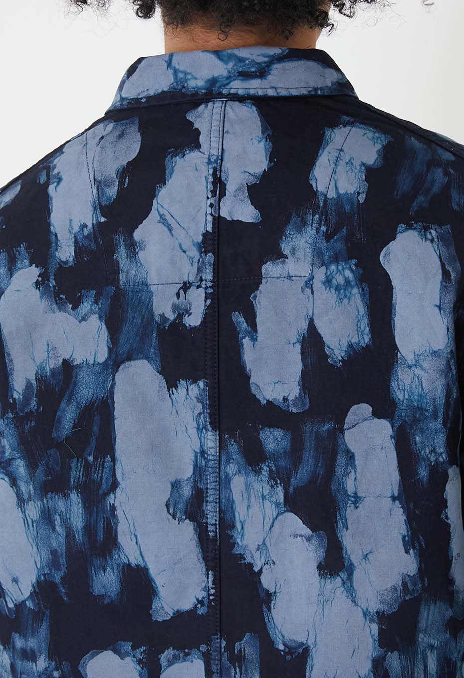 ロウケツシボリ カバーオール - NAVY