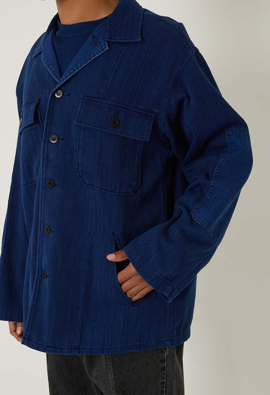 カセゾメサシコ ユーティリティシャツ - INDIGO