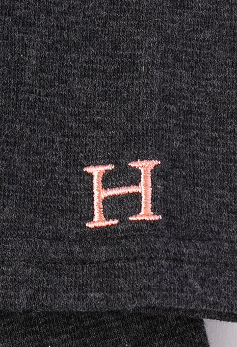 ストレッチフライス ボートネック ハーフスリーブ Tシャツ ウィメンズ - DARK GREY