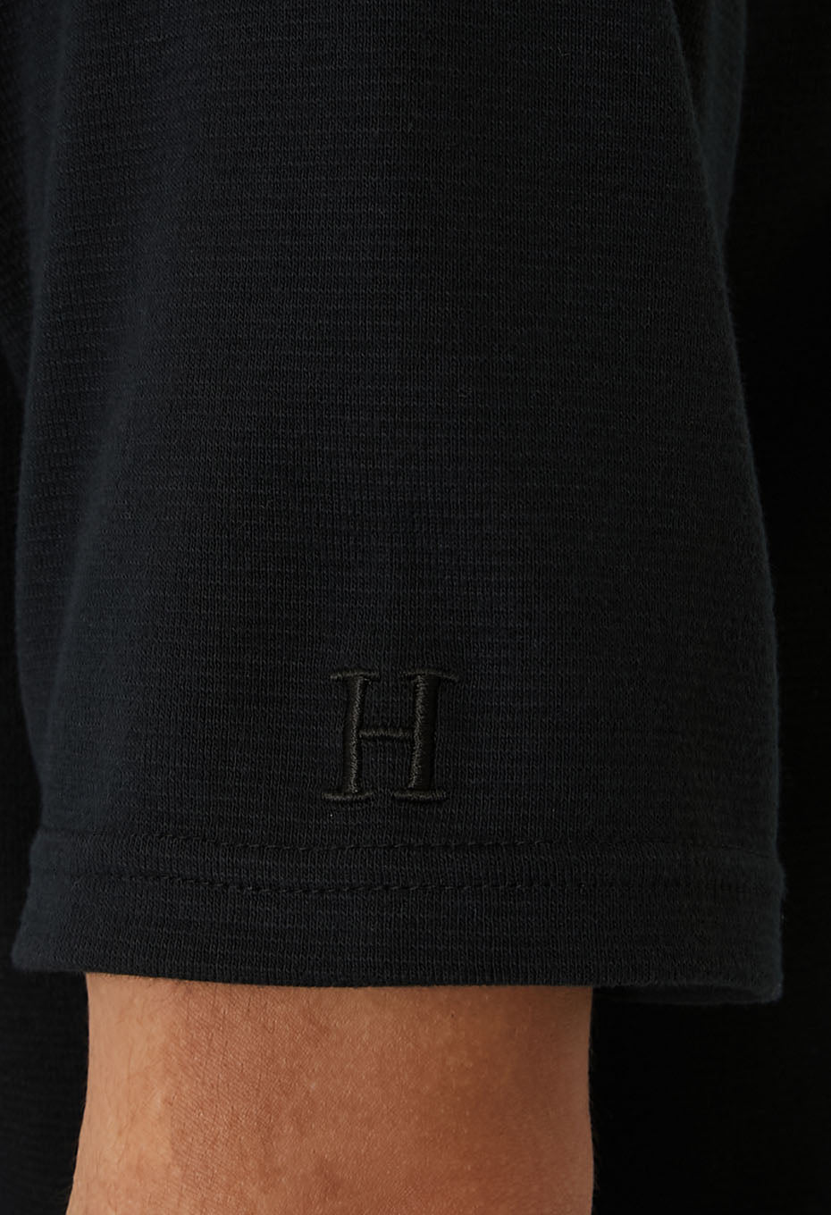 WILDSIDE × HOLLYWOOD RANCH MARKET /ストレッチフライス ショートスリーブ Ｔシャツ - BLACK