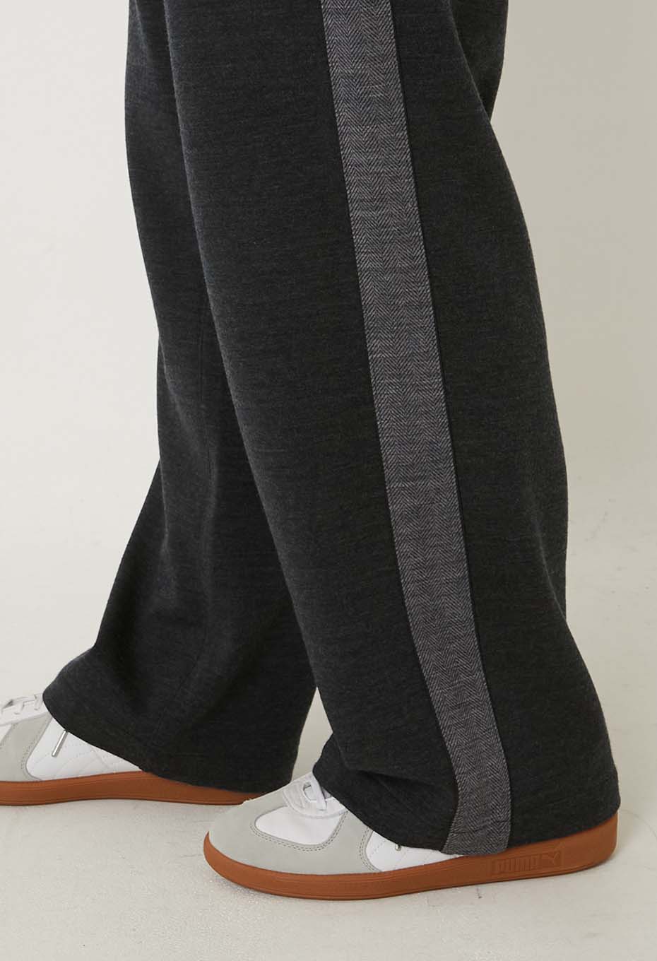Double face jersey track pants - CH GRAY
