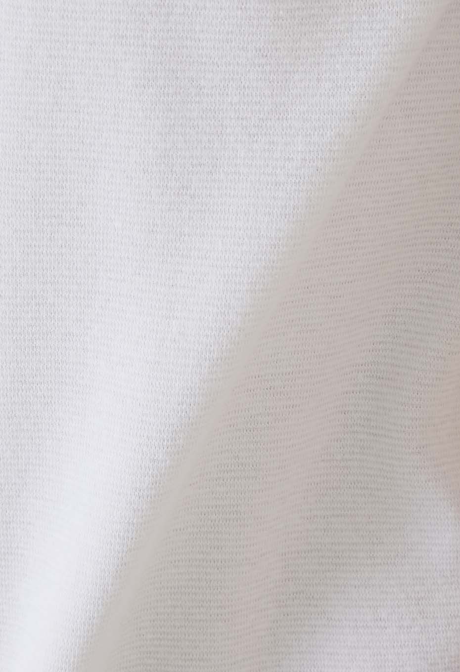 ストレッチフライス Vネックショートスリーブ Tシャツ - WHITE