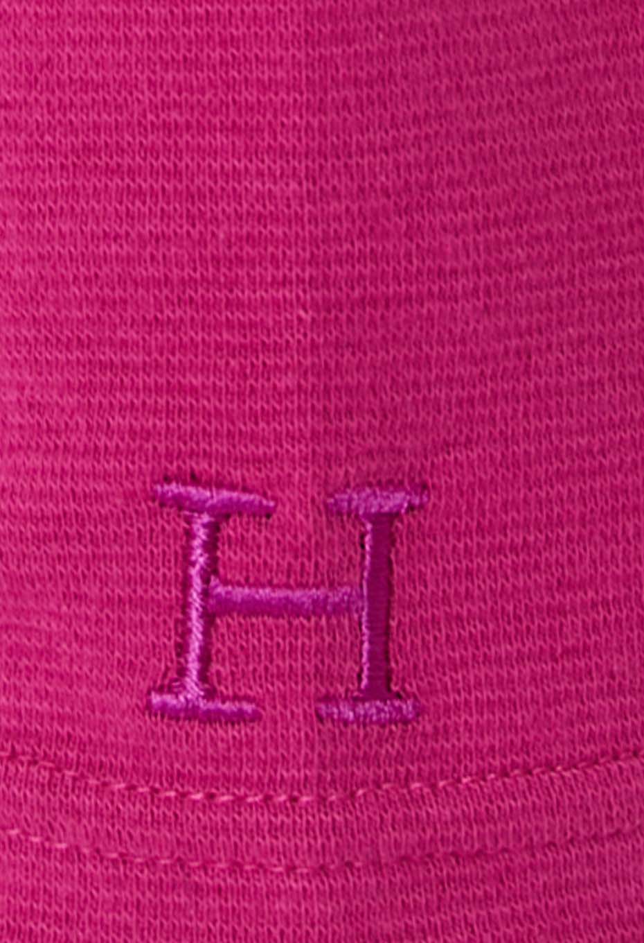 ストレッチフライス ロングスリーブ Tシャツ - DARK PINK