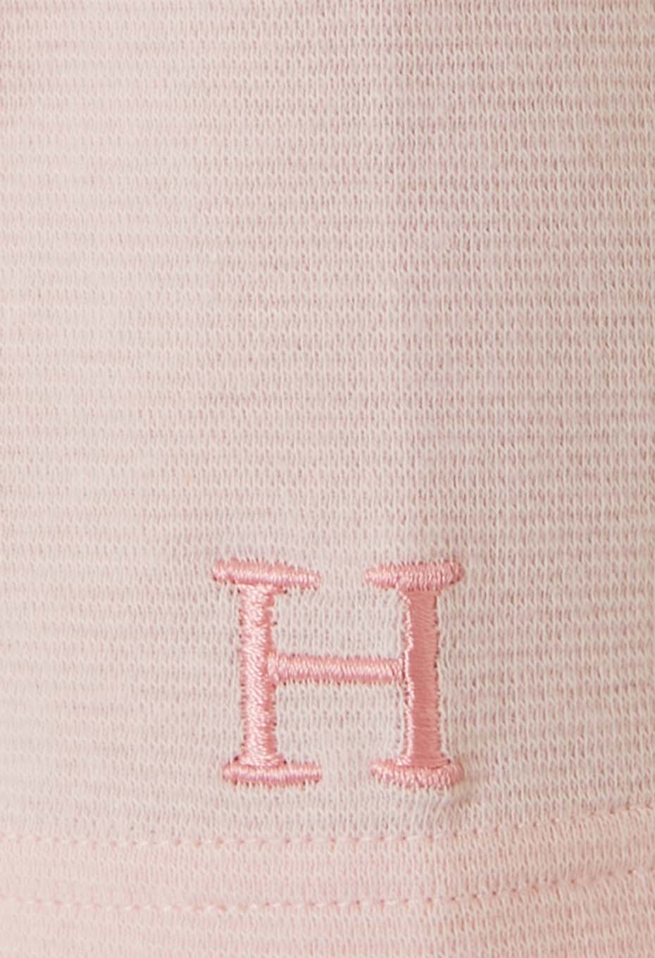 ストレッチフライス ロングスリーブ Tシャツ - BABY PINK