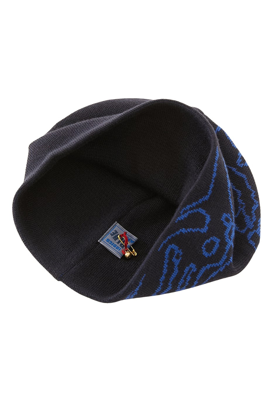 Spider jacquard beanie - DARK NAVY