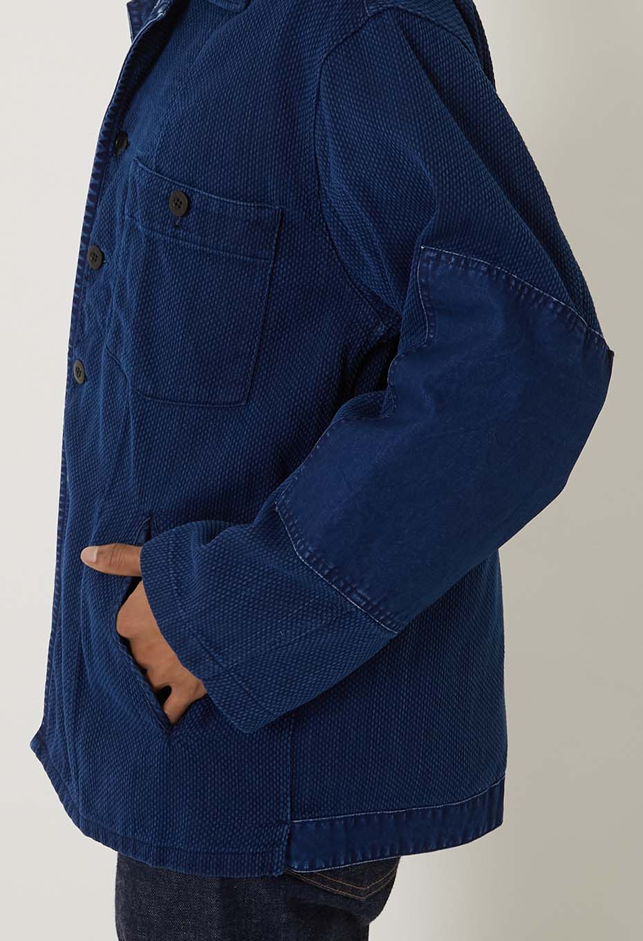 カセゾメサシコ ファティーグシャツ - INDIGO
