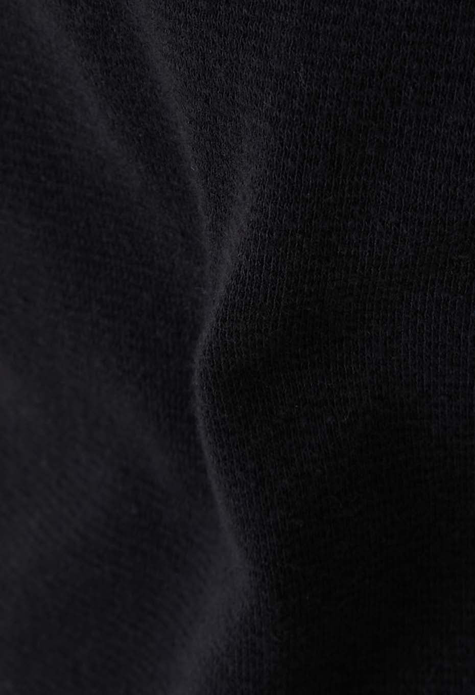 ストレッチフライス ショートスリーブ Tシャツ - BLACK