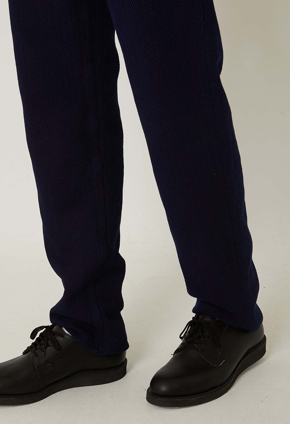 Woven Pure Indigo Light Sashiko Jeans - INDIGO