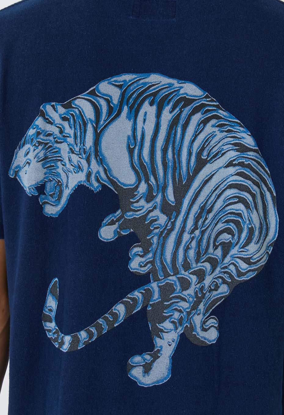 ミカエリタイガー バッセンTシャツ - INDIGO