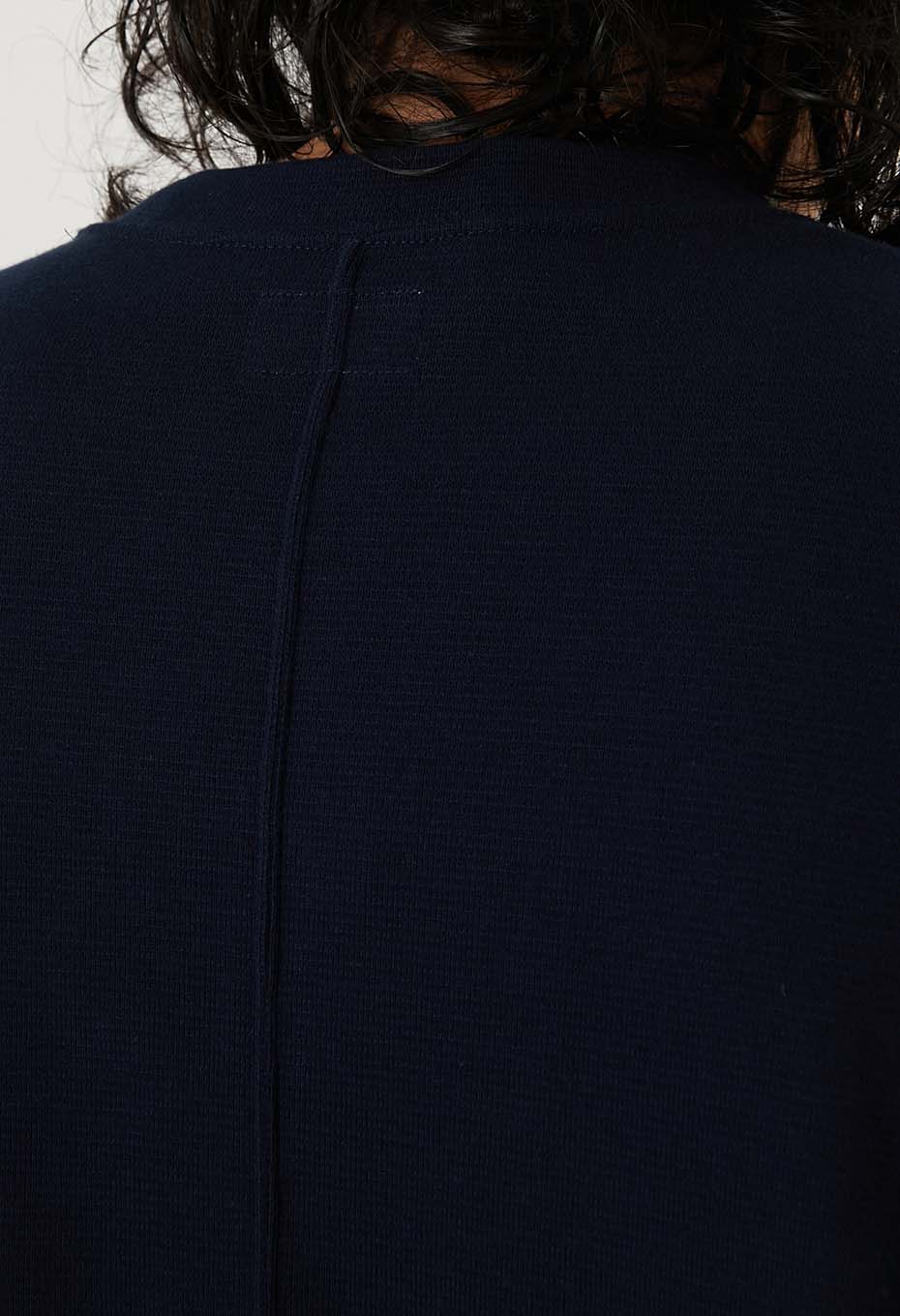 ストレッチフライス 9.5oz ヘムリブ ショートスリーブ Tシャツ - DARK NAVY