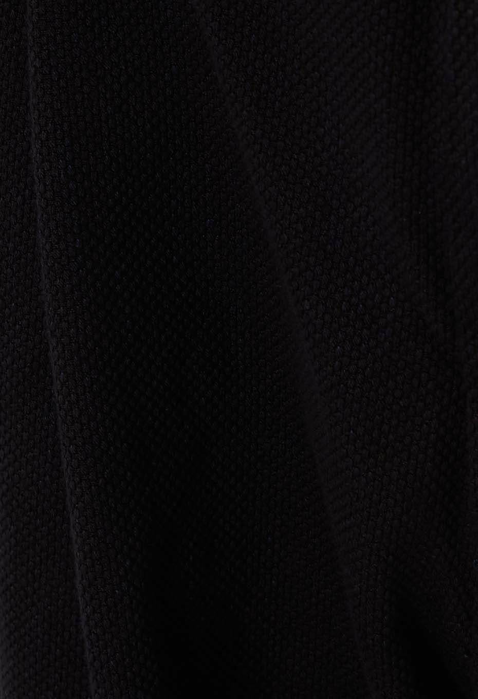 Woven Pure Indigo Sashiko wide shorts - A