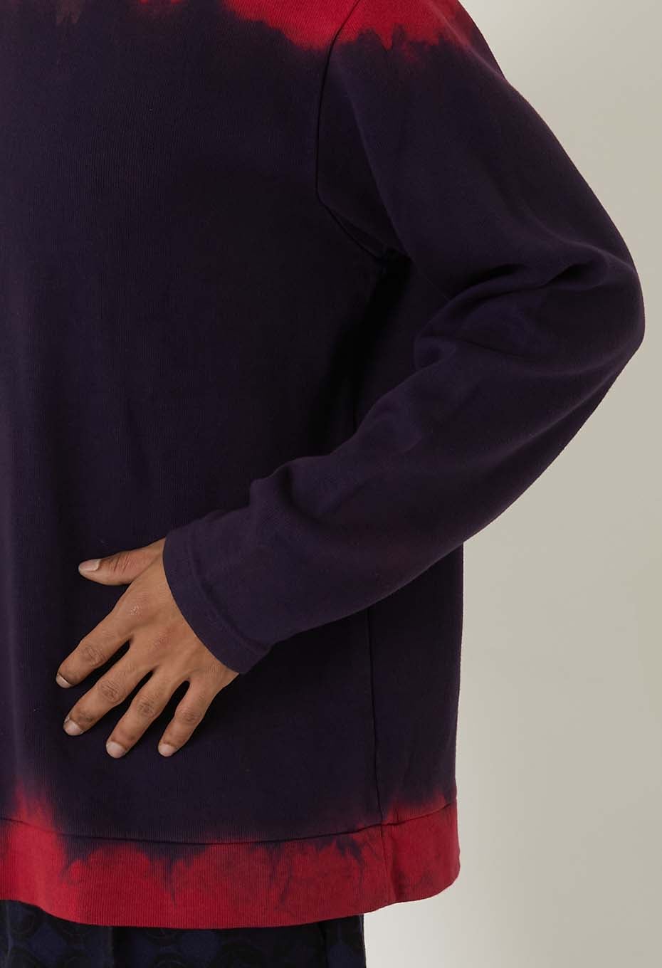 エイトロックスムース インディゴムラゾメ ロングスリーブTシャツ - RED