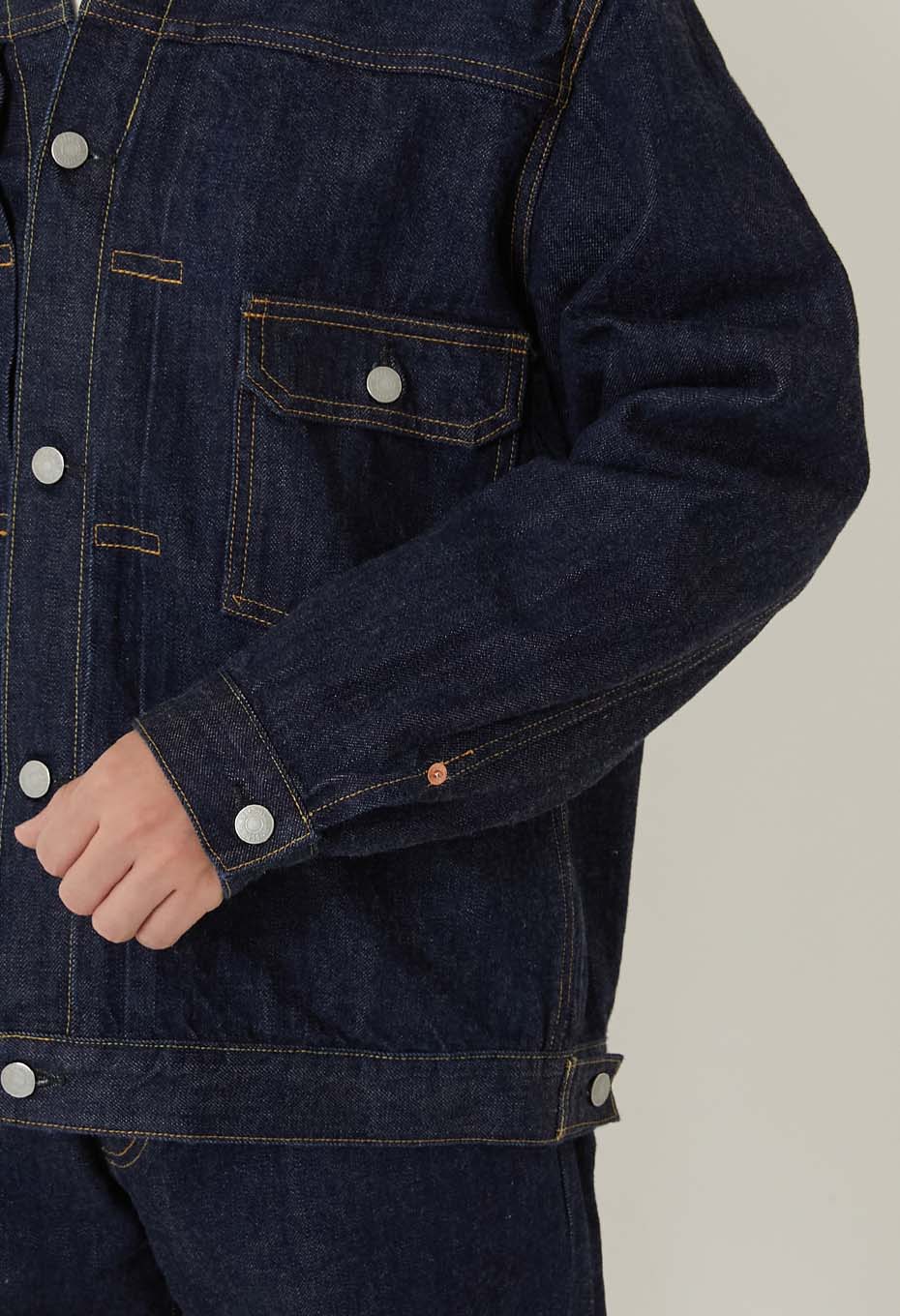 MODスーピマセルビッチデニム 2ndタイプ トラッカージャケット - INDIGO