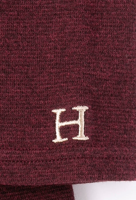 ストレッチフライス ボートネック ハーフスリーブ Tシャツ ウィメンズ - RED
