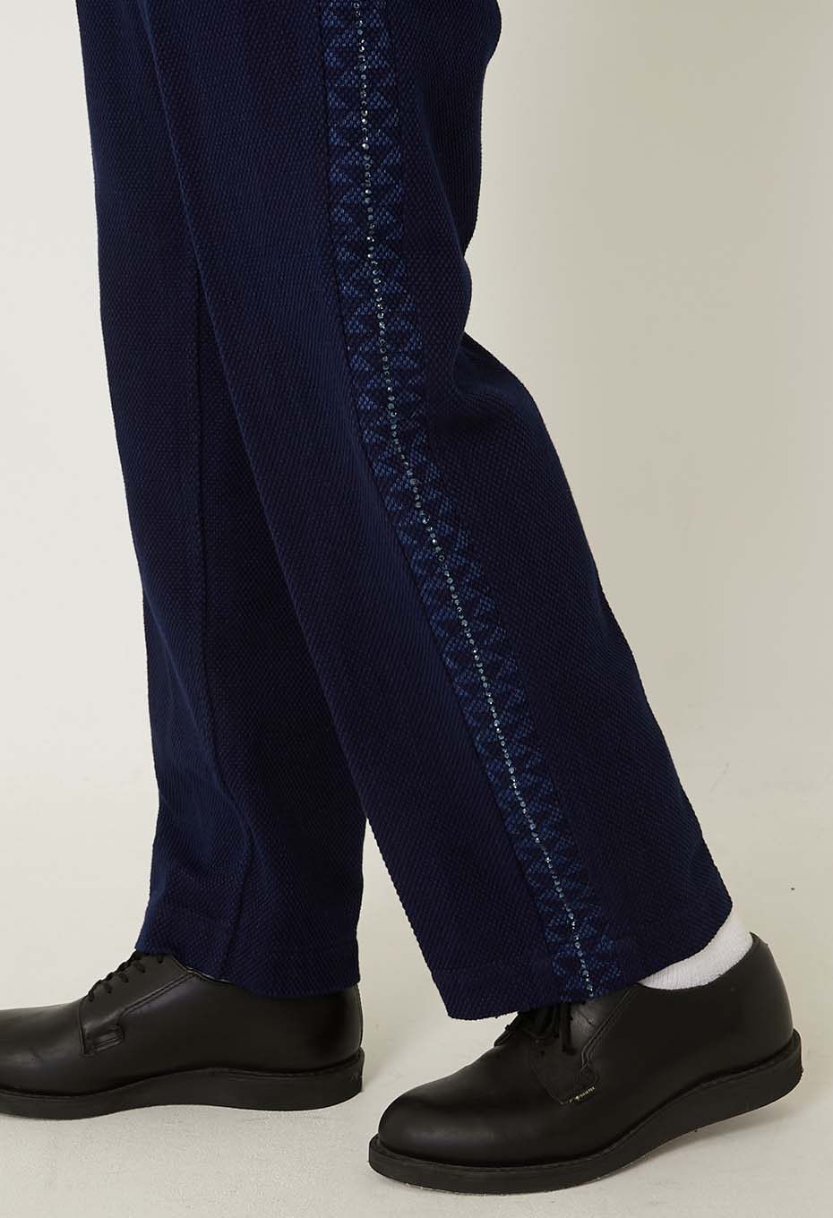 SW Woven Pure Indigo Light Sashiko Fireman Pants - INDIGO