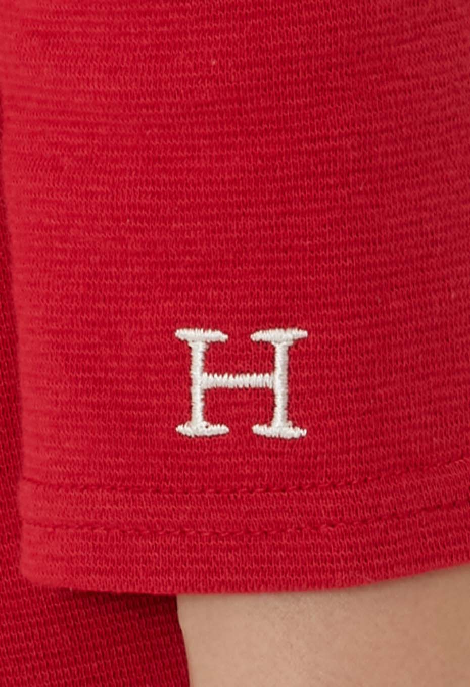 ストレッチフライス ボートネック ハーフスリーブ Tシャツ ウィメンズ - RUBY