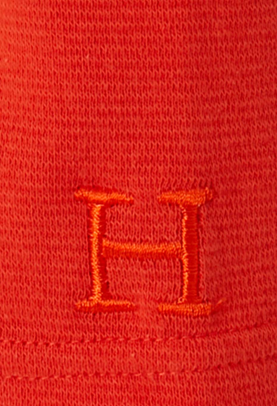 ストレッチフライス ロングスリーブ Tシャツ - ORANGE