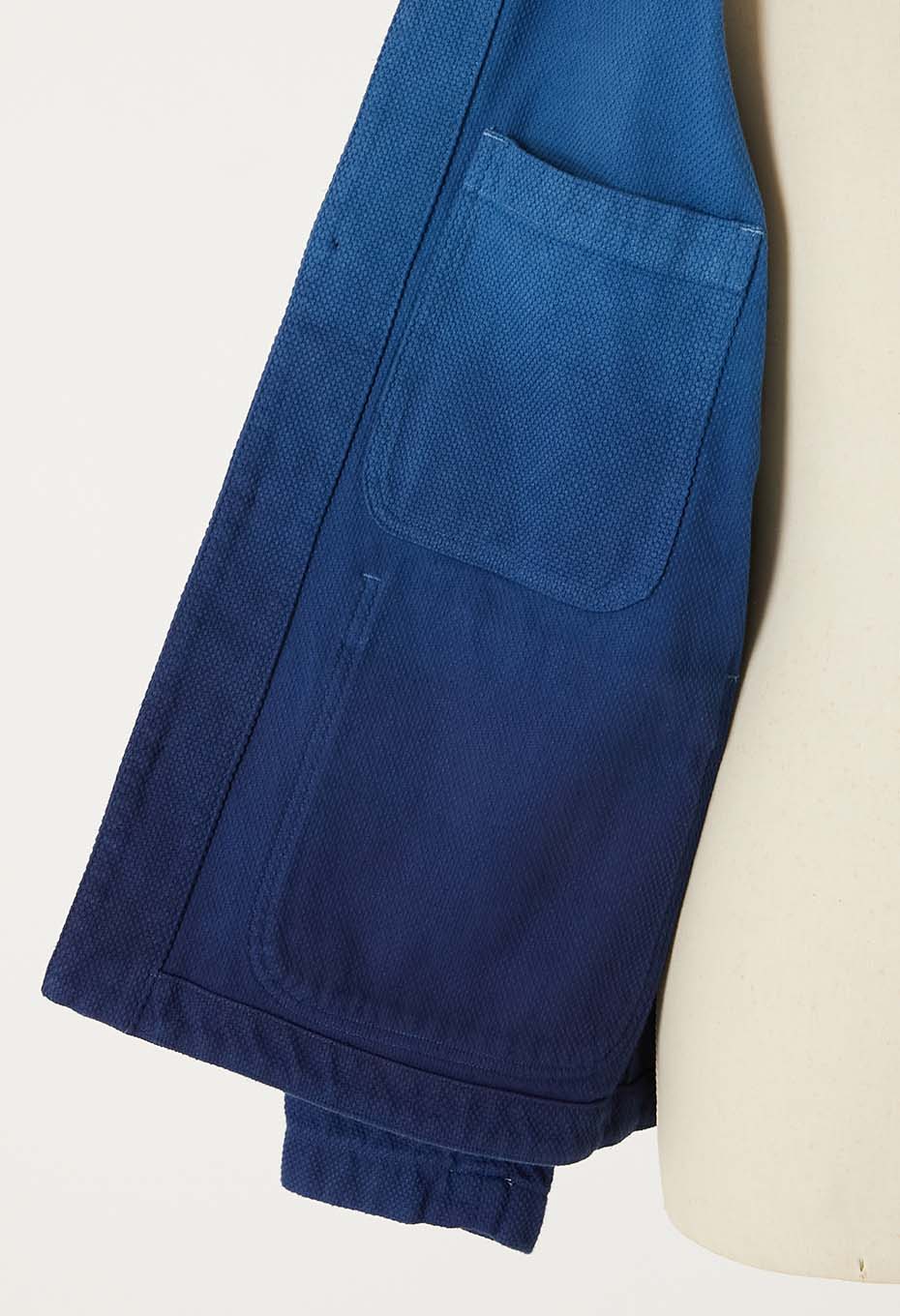 JAPAN DORAKU REWORK ホンアイグラデーションサシコジャケット - INDIGO