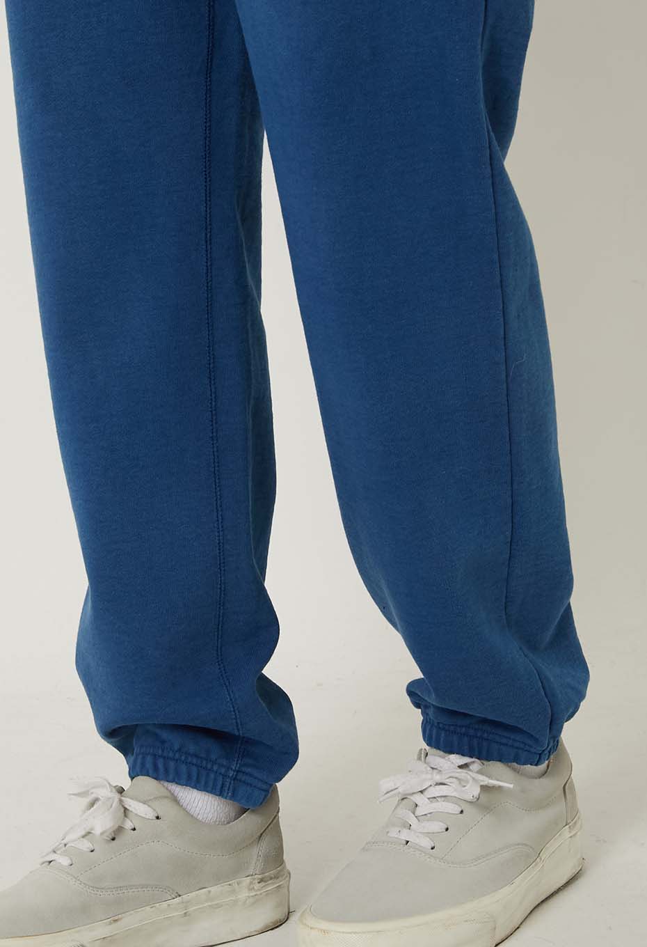オーガニックウラケ テゾメ スウェットパンツ ユニセックス - BLUE