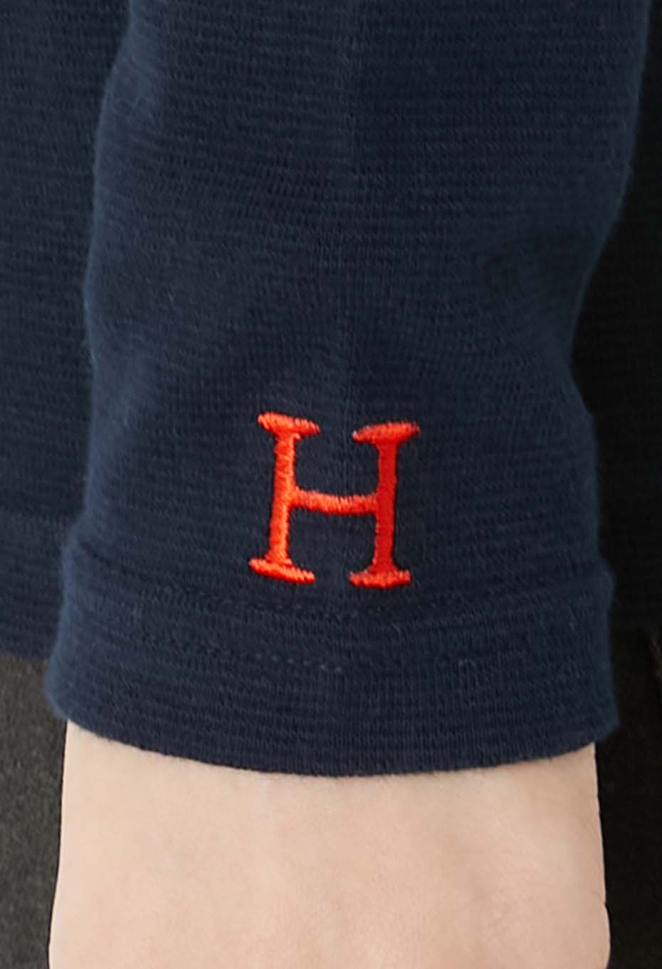 ストレッチフライス ロングスリーブ Tシャツ - DARK NAVY