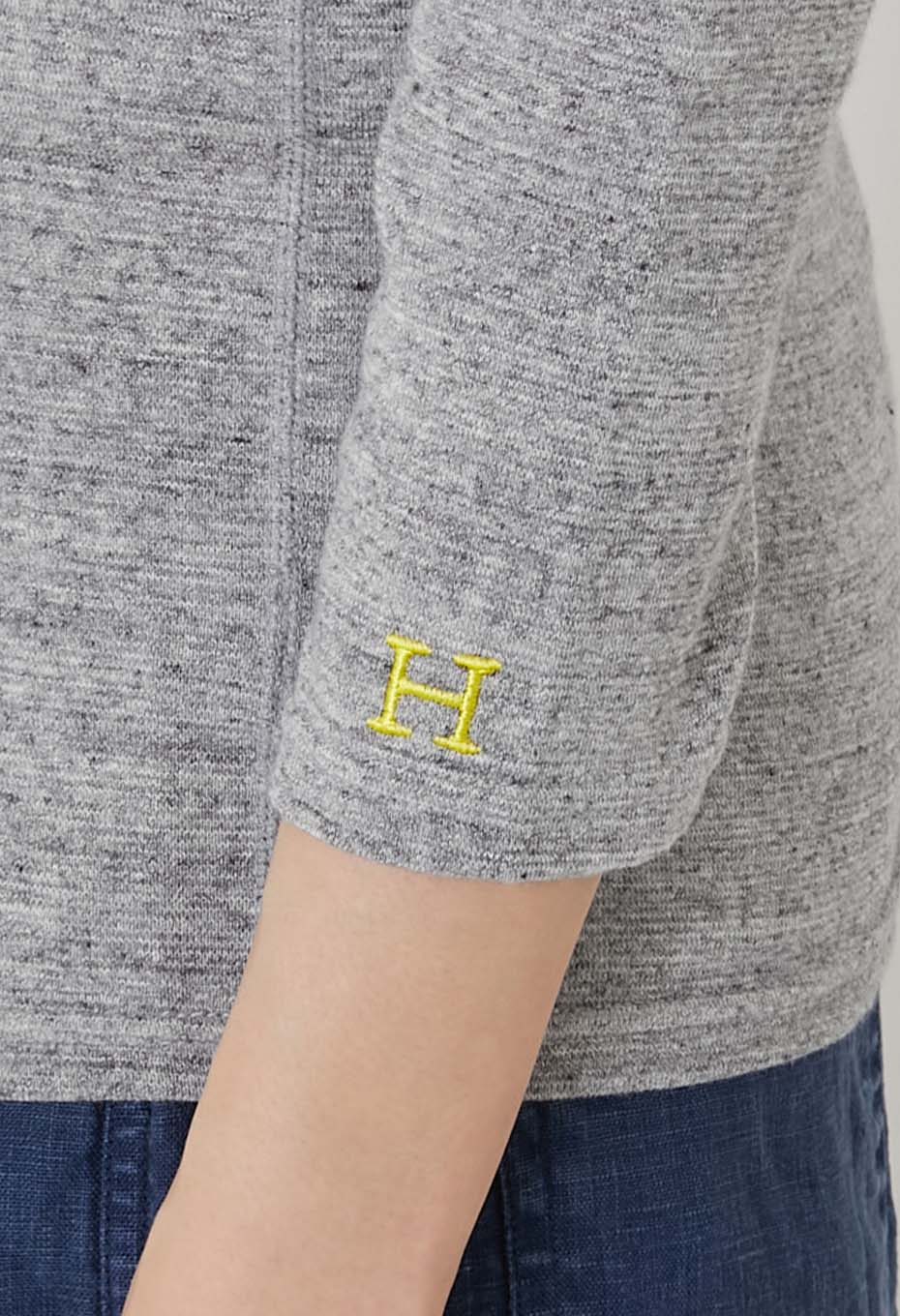 ストレッチフライス ボートネック ハーフスリーブ Tシャツ ウィメンズ - GREY