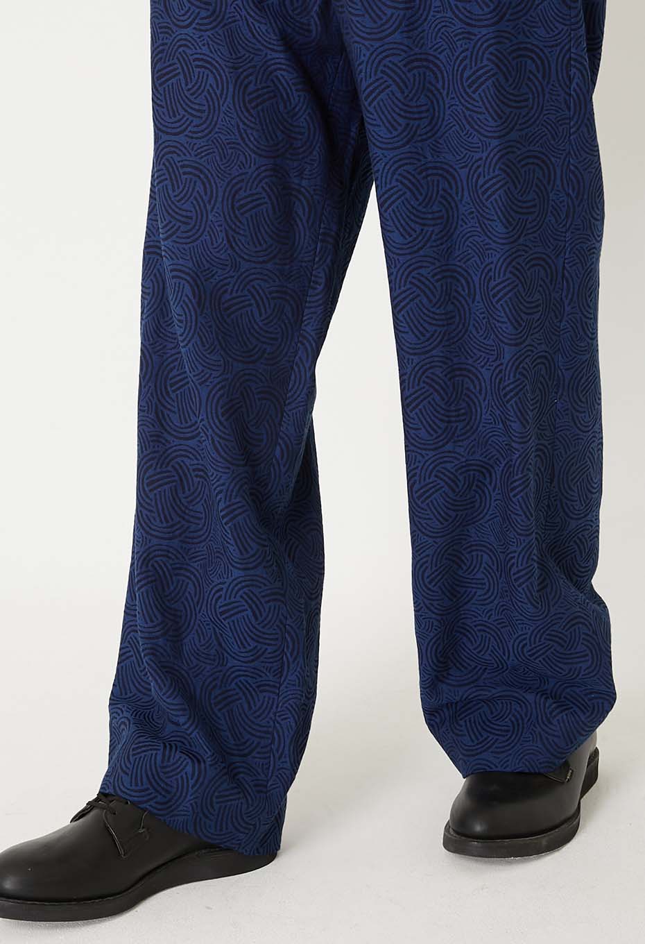 インディゴミズヒキジャカード スラックス - INDIGO