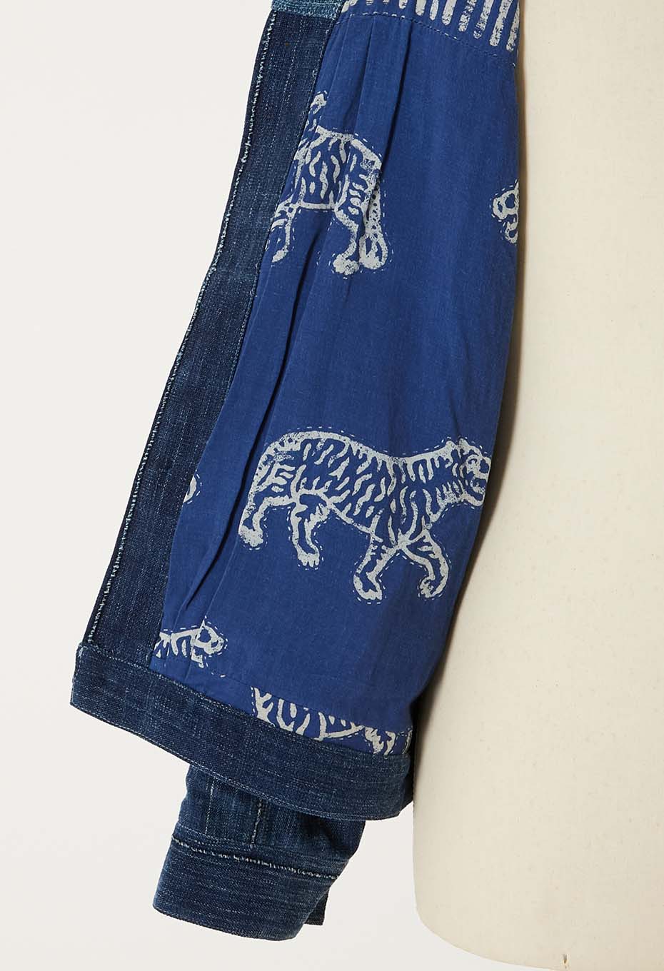 JAPAN DORAKU REWORK AFRICAN INDIGO ANTIQUE トラッカージャケット - A