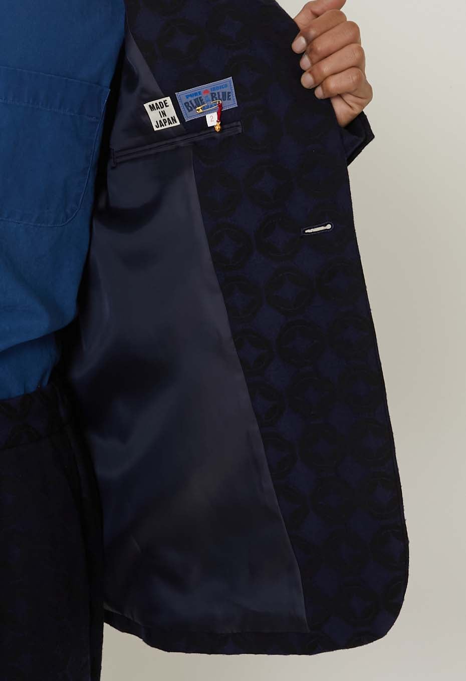 シッポウジャカード 1Ｂテーラージャケット - DARK NAVY