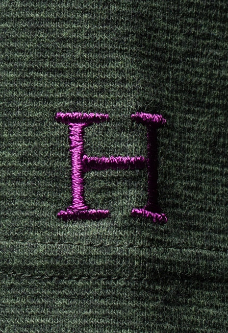 ストレッチフライス Vネックショートスリーブ Tシャツ - DARK GREEN