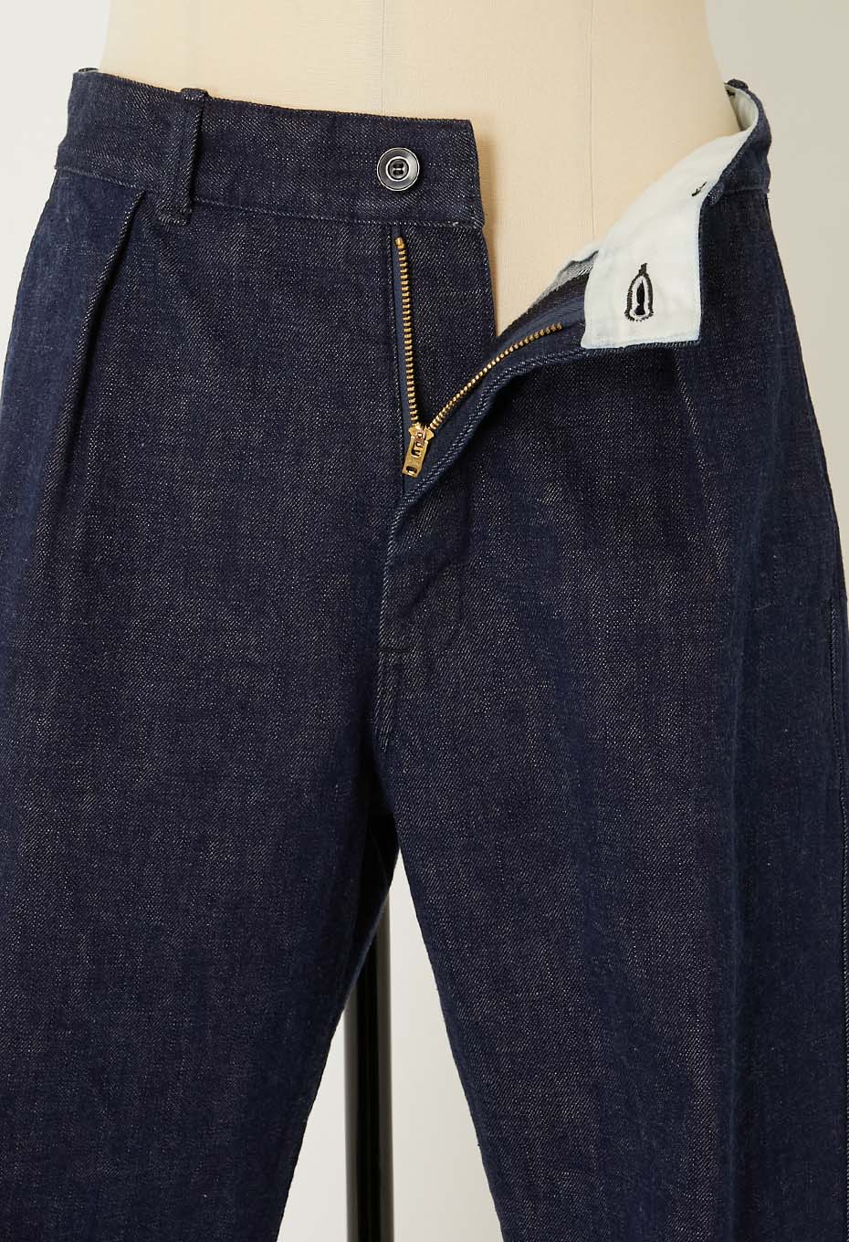 JAPAN DORAKU テンネンホンアイ セルビッチデニムワークトラウザーズ - INDIGO