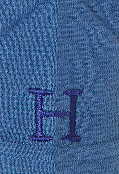 ストレッチフライス ロングスリーブ Tシャツ - BLUE